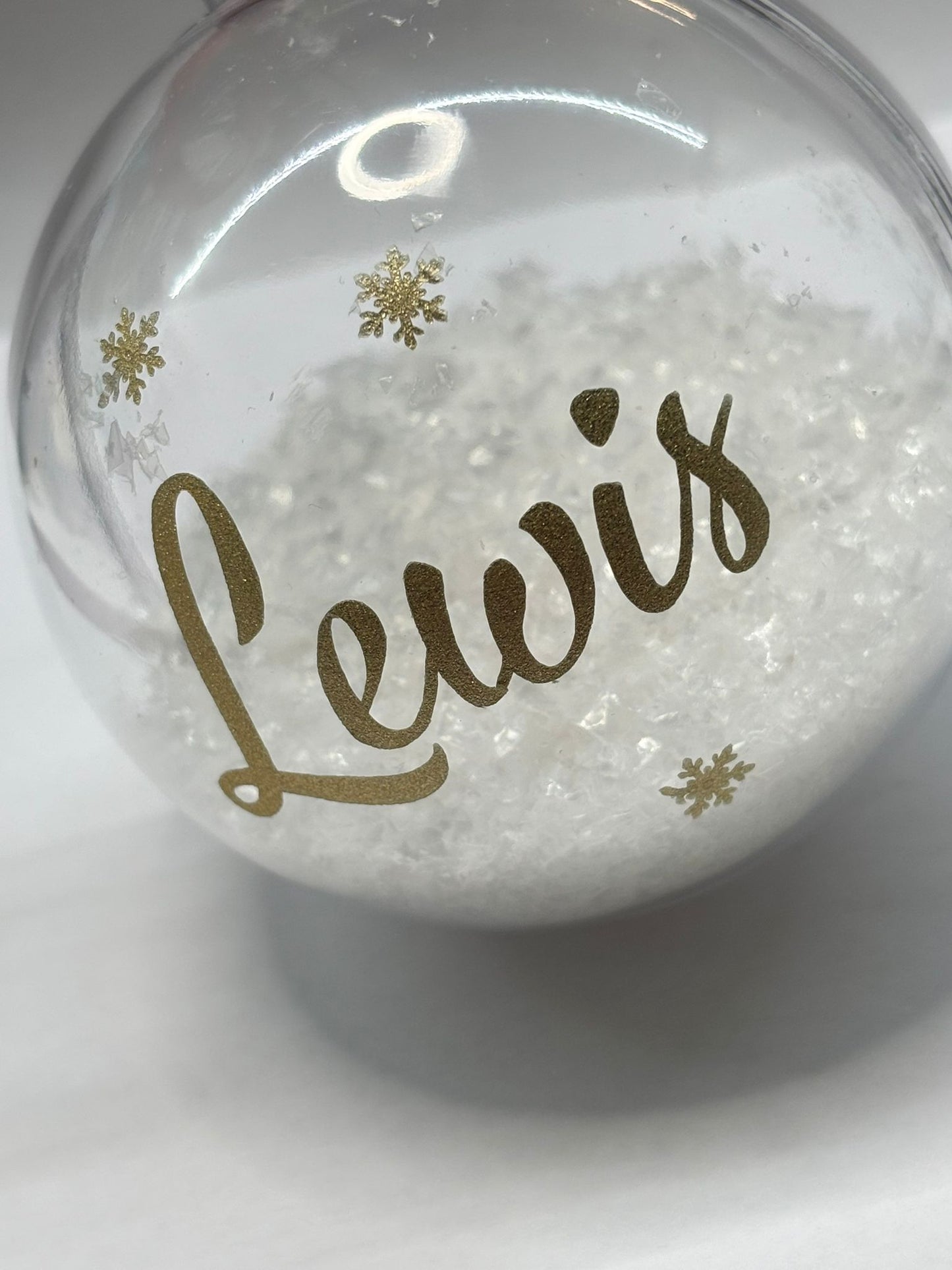 Gepersonaliseerde Kerstbal met NAAM