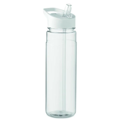 Gepersonaliseerde drinkfles met fliptop - 650 ml [WIT]