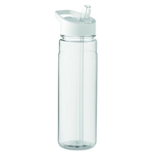 Gepersonaliseerde drinkfles met fliptop - 650 ml [WIT]