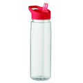Gepersonaliseerde drinkfles met fliptop - 650 ml [ROOD]