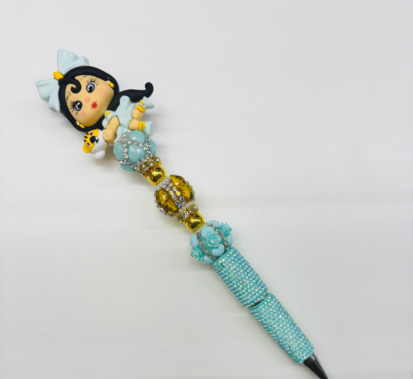 XL PEN - blauw prinsesje