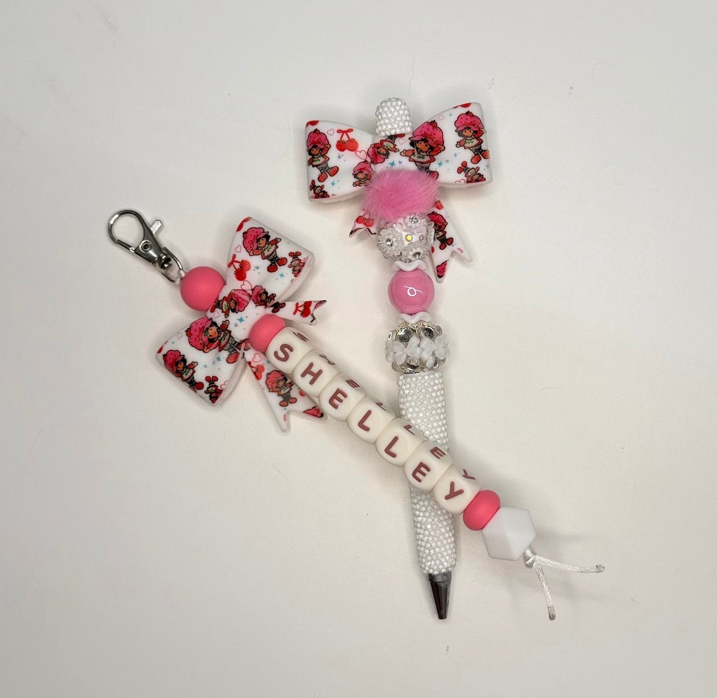 Luxe gepersonaliseerde pennenset met bijpassende sleutelhanger