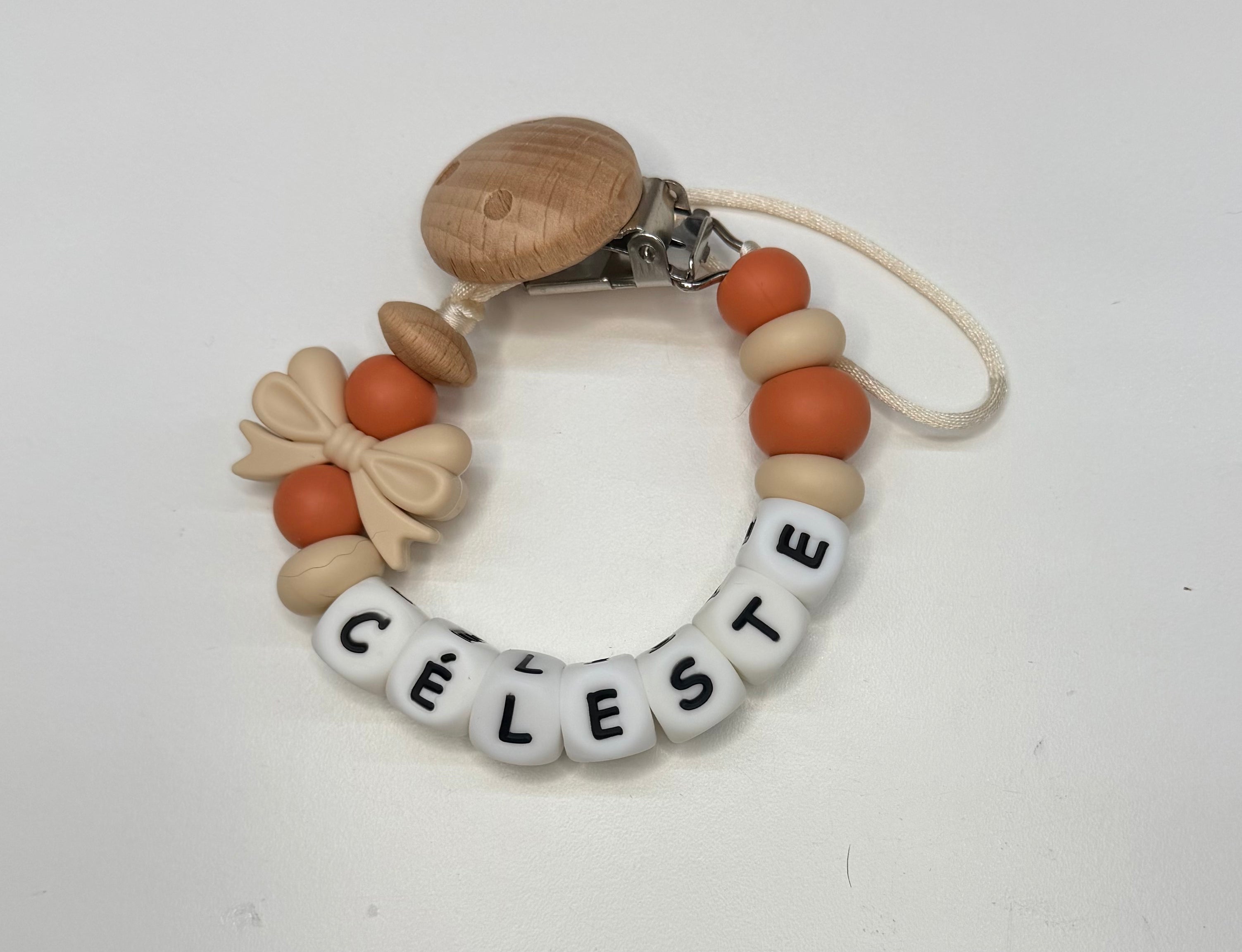 Speenkoord met naam "DELUXE" [CÉLESTE]