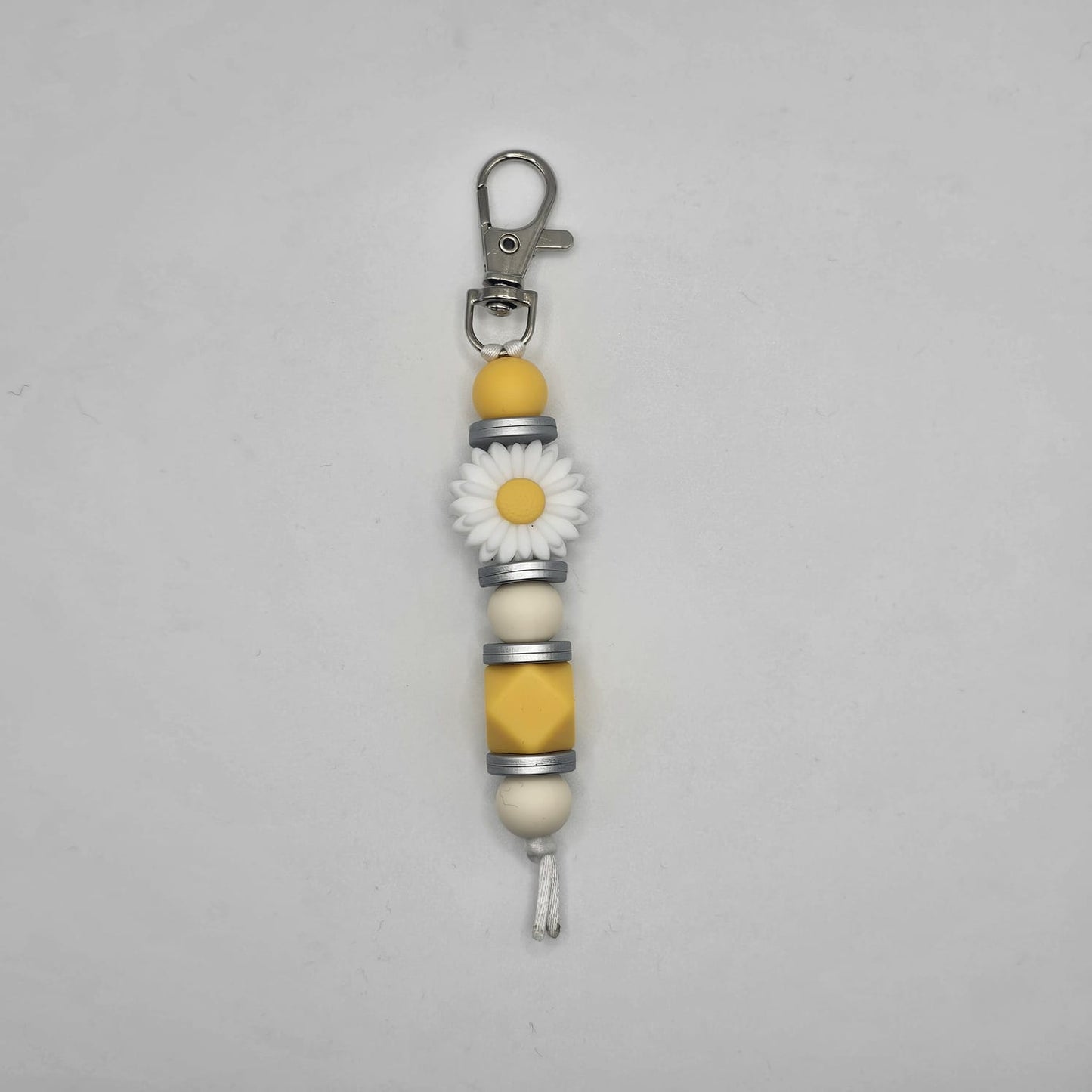Luxe sleutelhanger [WITTE BLOEM]