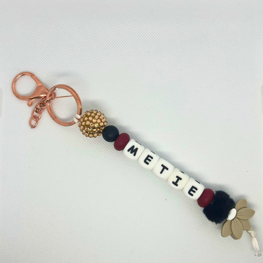 Sleutelhanger met naam [METIE]