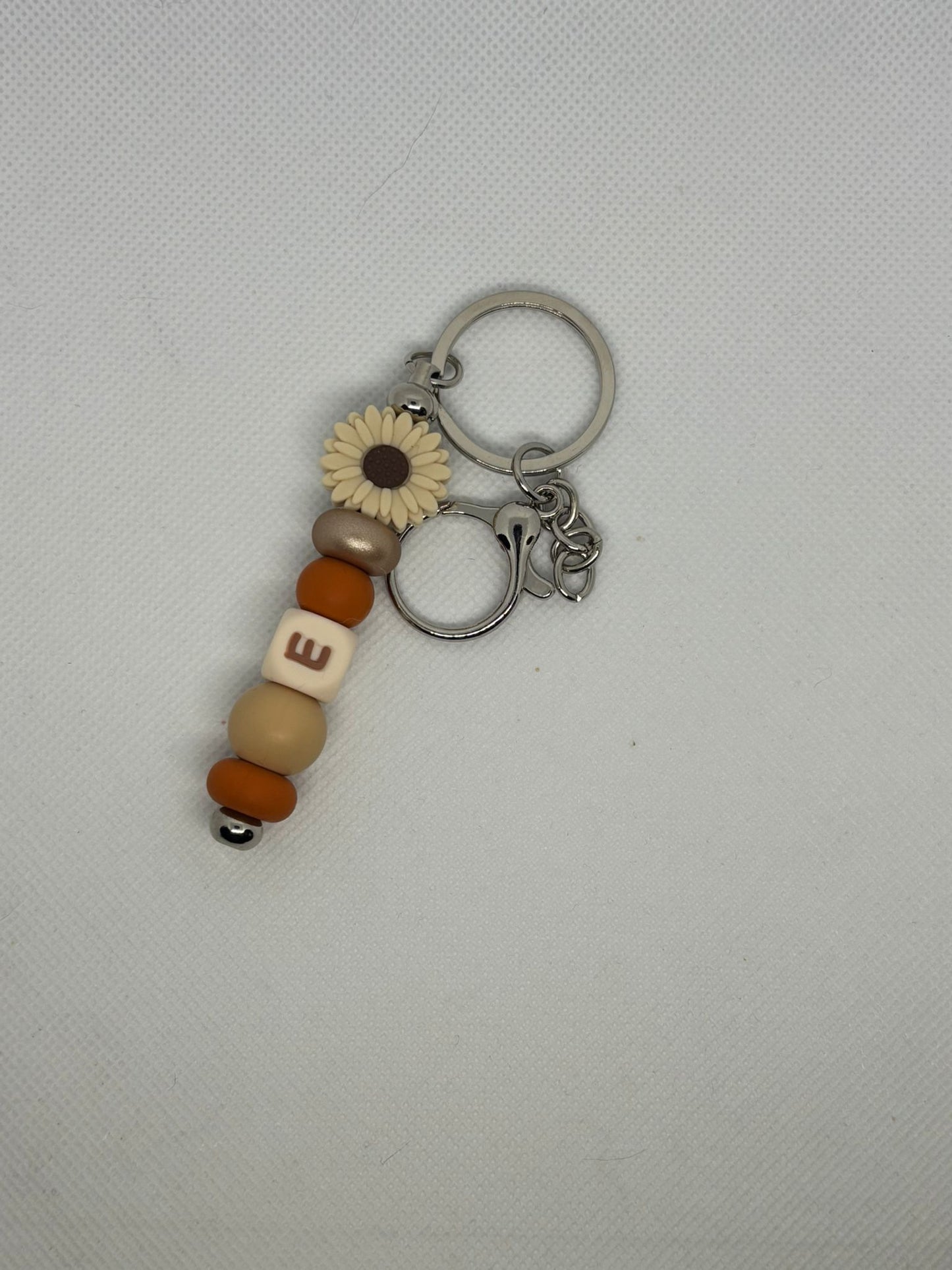 Luxe sleutelhanger met initiaal [E]