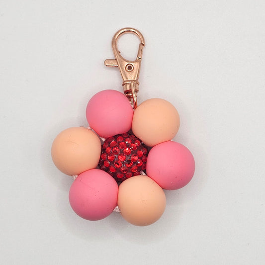 Luxe sleutelhanger [ROZE BLOEM]