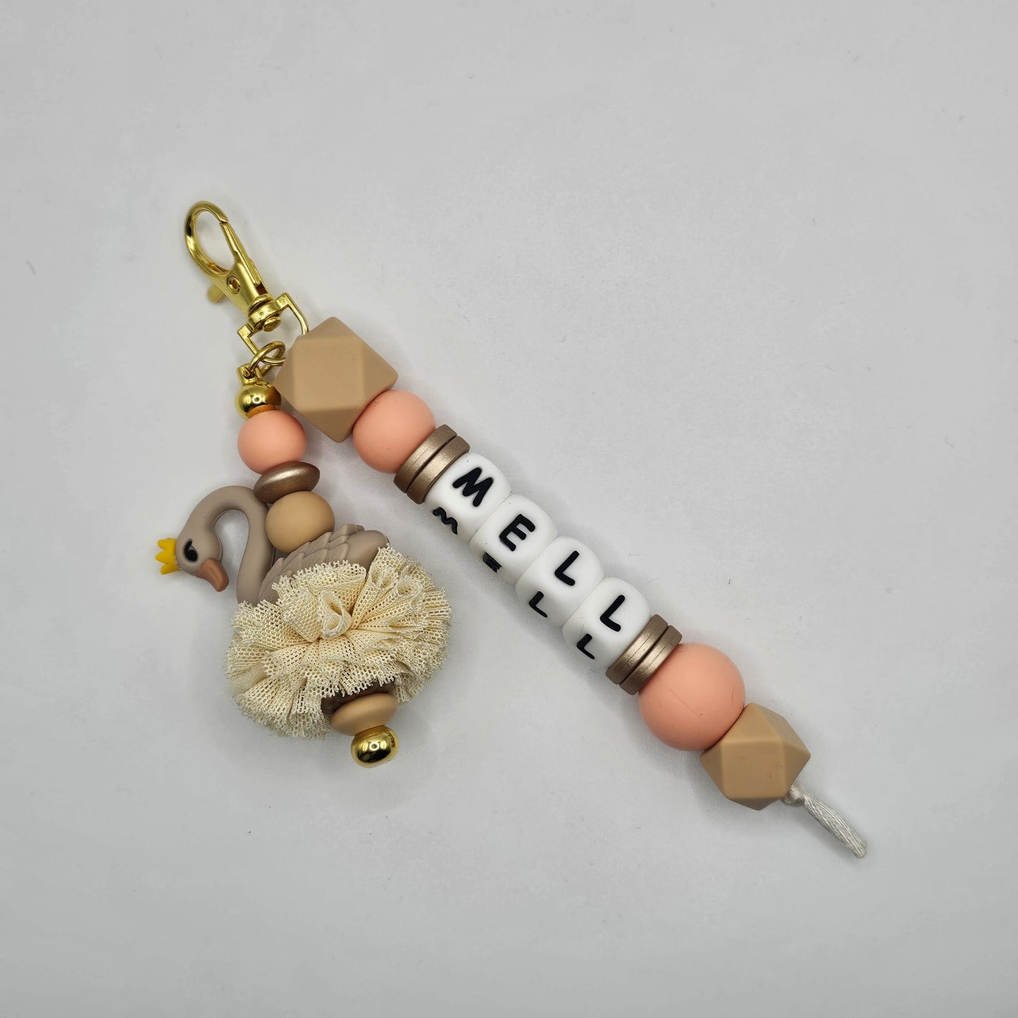 Duo-sleutelhanger met naam [MELL]