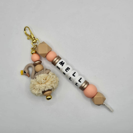 Duo-sleutelhanger met naam [MELL]