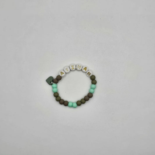 Siliconen armbandje met naam - [AYZHAN]