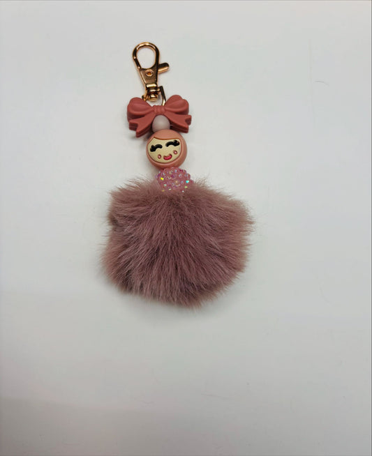 Gelukspoppetje [ROZE POMPON]