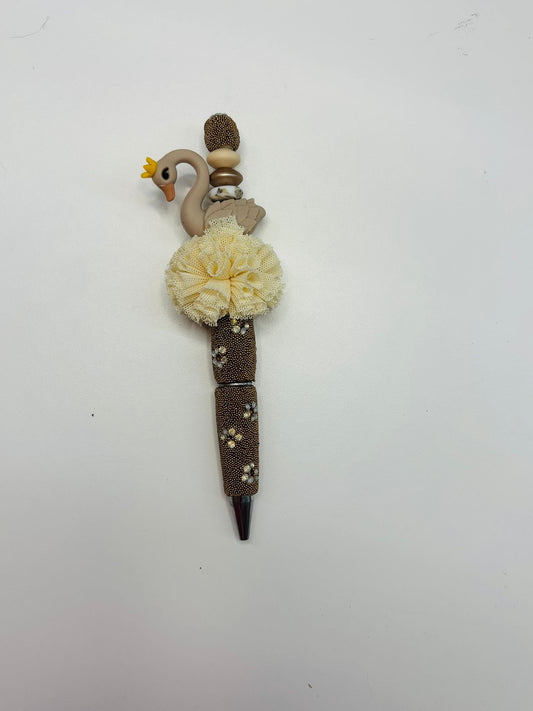 Luxe kraalpen [Beige Zwaan]