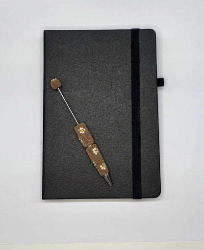 Gepersonaliseerd Notitieboekje met Luxe Kralenpen