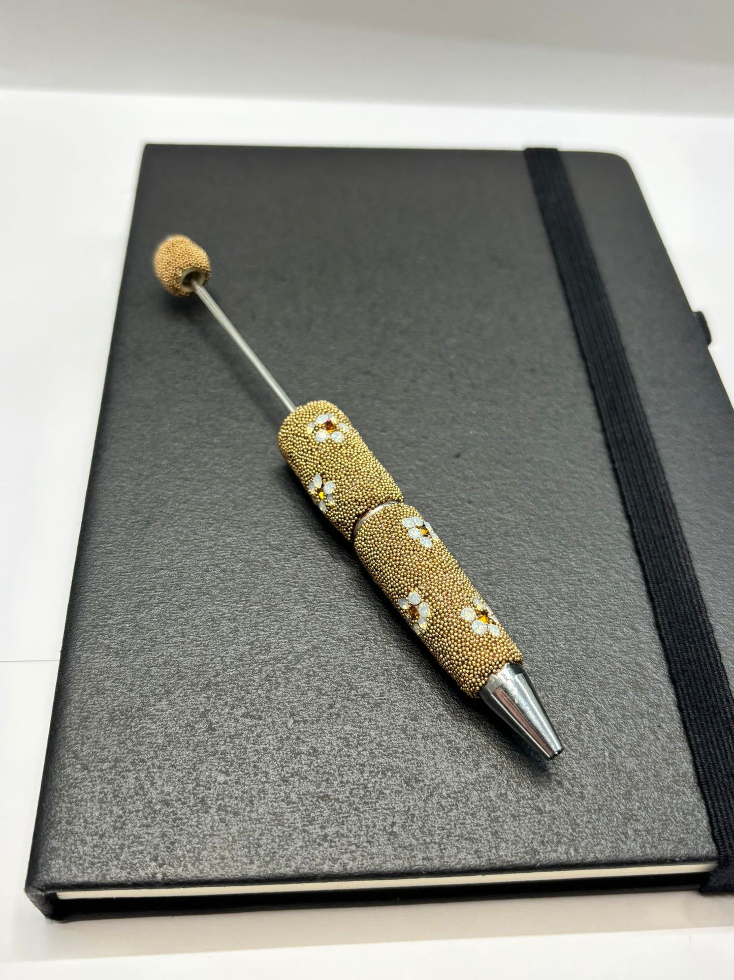 Gepersonaliseerd Notitieboekje met Luxe Kralenpen