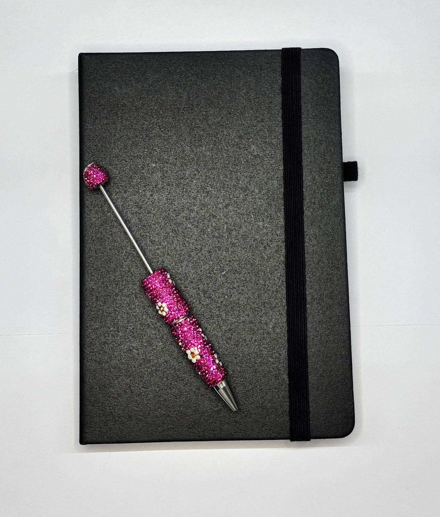 Gepersonaliseerd Notitieboekje met Luxe Kralenpen