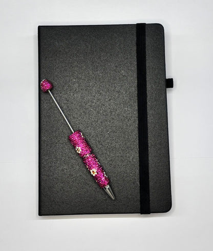 Gepersonaliseerd Notitieboekje met Luxe Kralenpen