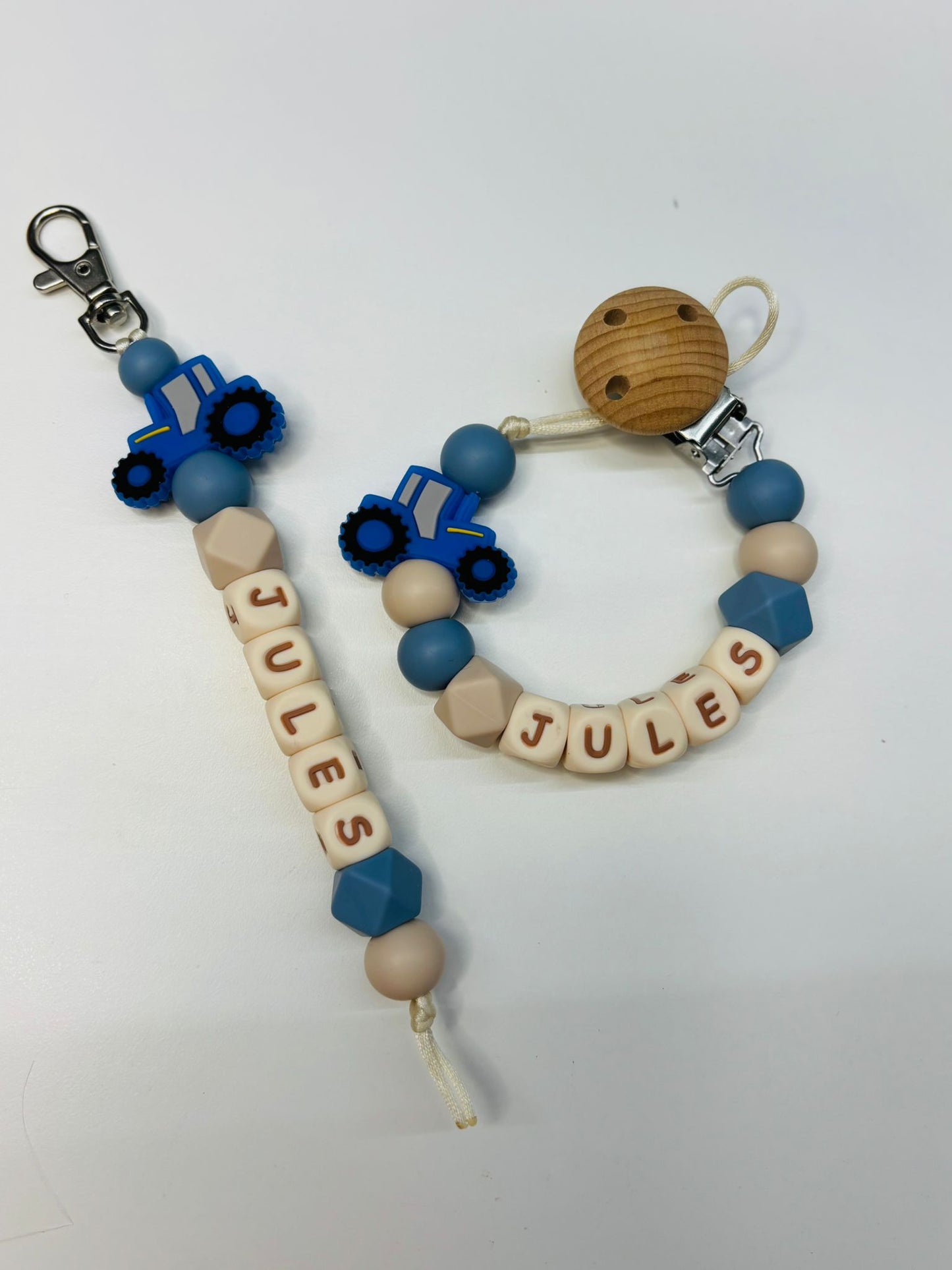 Combo: Speenkoord + Sleutelhanger [JULES]