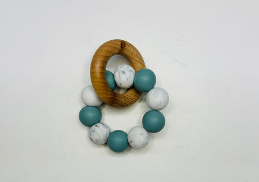 Bijtring Hout [MARMER BLAUW ]