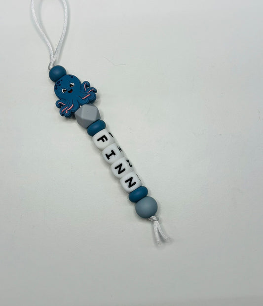 Boekentas hanger met naam [FINN]